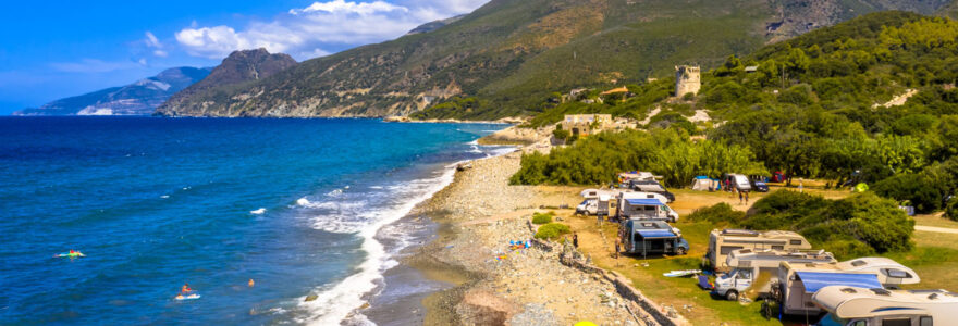 Camping en Corse